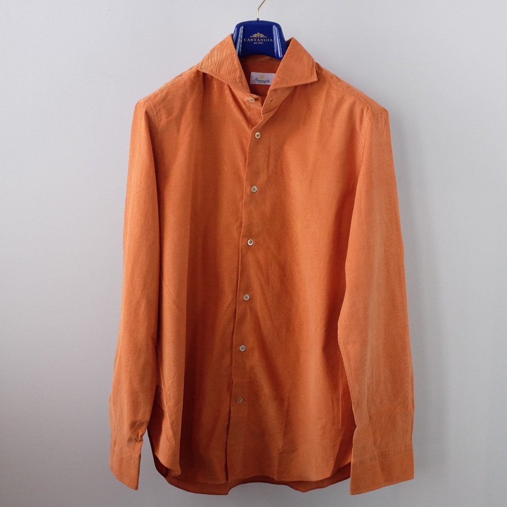 Giannetto Portofino Corduroy Button Down Shirt